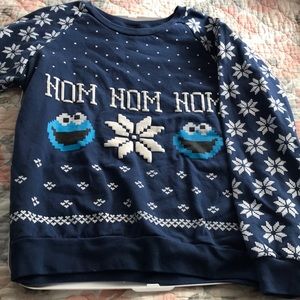 Cookie Monster Winter Sweater